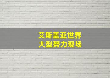 艾斯盖亚世界 大型努力现场